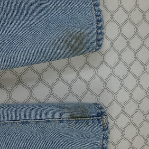 Columbia Sports Wear Tough Mother  distressed light wash faded denim jeans 36/30 - Picture 9 of 16